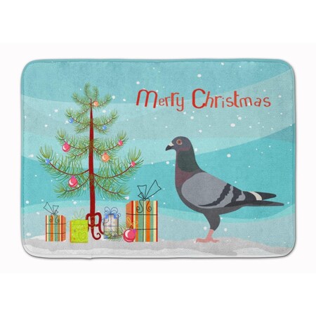Carolines Treasures Racing Pigeon Christmas Machine Washable Memory Foam Mat BB9318RUG